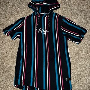 Vox Popul Vintage OG Black Pink Blue White Hoodie T Shirt